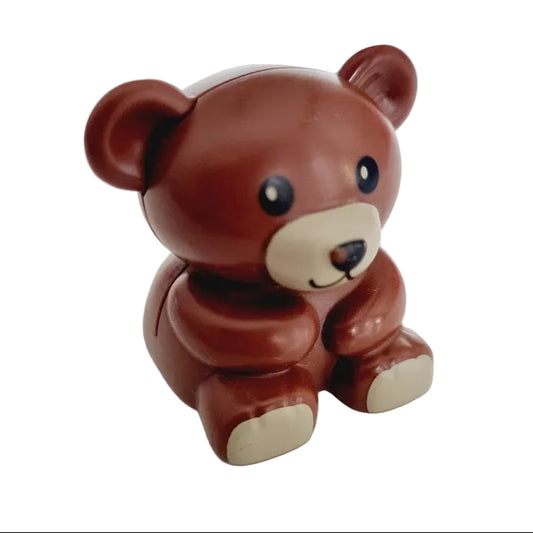lego duplo kinderzimmer spielzimmer kinder einzeln einzelteile bausteinjäger 11382c01pb02 teddy teddybär dunkelbraun alt