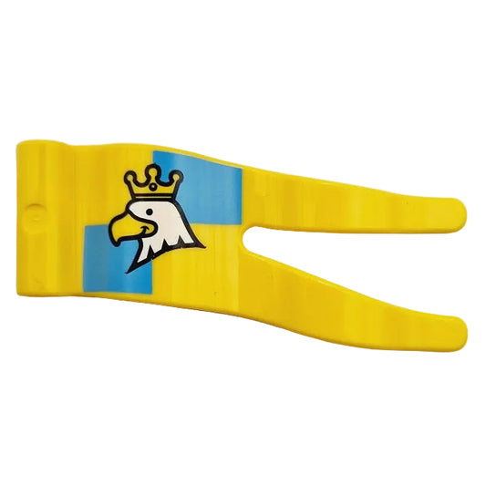 Lego Duplo gelbe Fahne Adler mit Krone