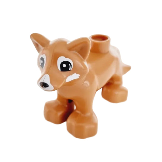 lego duplo einzelteile einzeln tier fuchs füchse 18808c01pb02 braun hellbraun husky schlittenhund