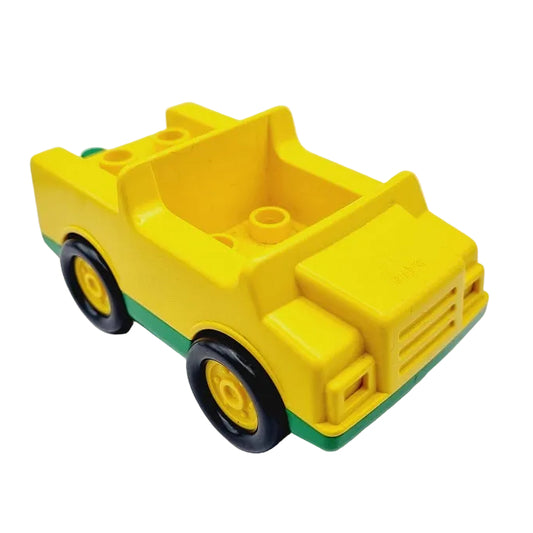 lego duplo auto pkw klein einzeln einzelteile bausteinjäger 2218c03 gelb grün