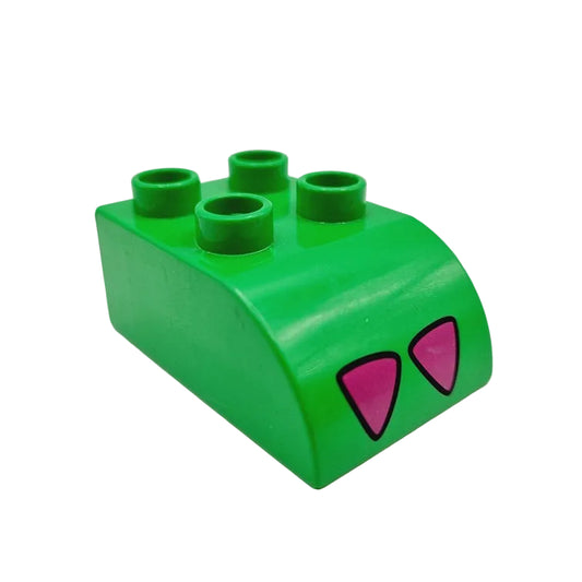 lego duplo bausteinjäger bedruckt motivstein 2302pb01 kralle pfote fuß zehen grün lila