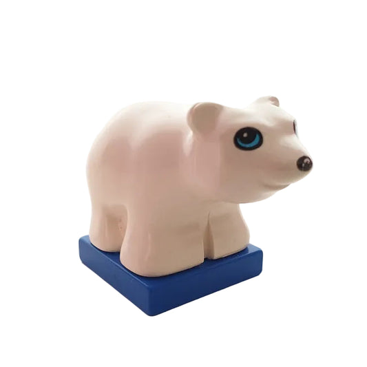 lego duplo eisbär eisbären einzeln einzelteile bausteinjäger 2334c02pb01 jungtier klein baby auf sockel platte 2x2 blau