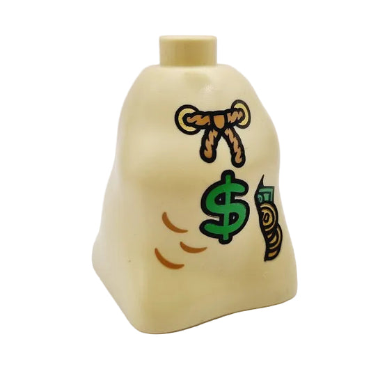 lego duplo polizei police polizeirevier einzeln bausteinjäger 23925pb03 geld sack beige sand dollar beute gelsack bank banküberfall