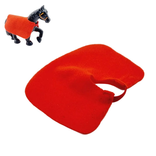 lego duplo einzeln tierzubehör 25234 pferdedecke überwurf rot stoff umhang cape decke