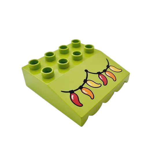 lego duplo markise flachdach lichtr lampen lichterkette weihnachten cars hellgrün bunt 31170pb02