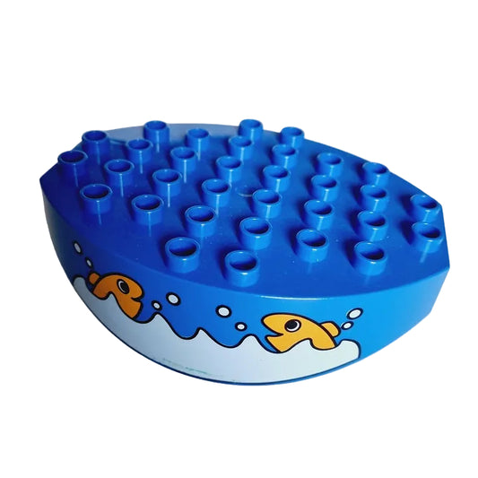 lego duplo wippe einzeln einzelteile bausteinjäger spielplatz 31209px1 blau fische bedruckt welle wasser platte gebogen