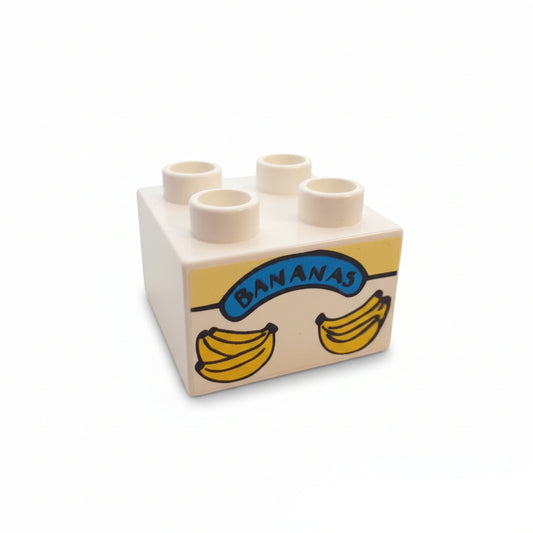 lego duplo bedruckt motivstein bananen 3437pb013