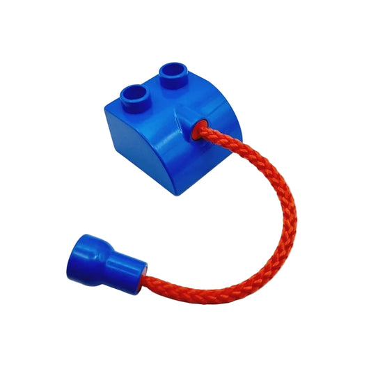 lego duplo baustein sonderbaustein 44198c01 blau rot seil kordel 2x2 einzelteile einzeln bausteinjäger