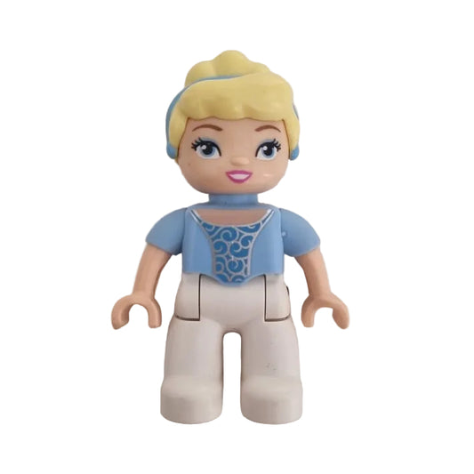 lego duplo figur disney cinderella einzeln 47394pb149 ohne rock hellblau weiß blond princess prinzessin