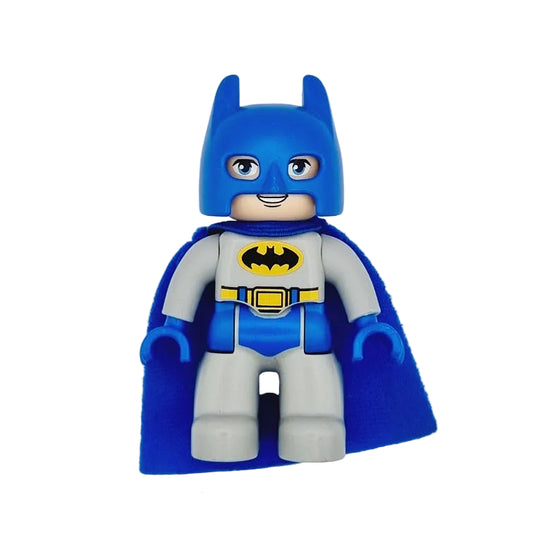 lego duplo figur einzeln dc superhelden superheld 47394pb187 batman blau umhang fledermaus grau maske