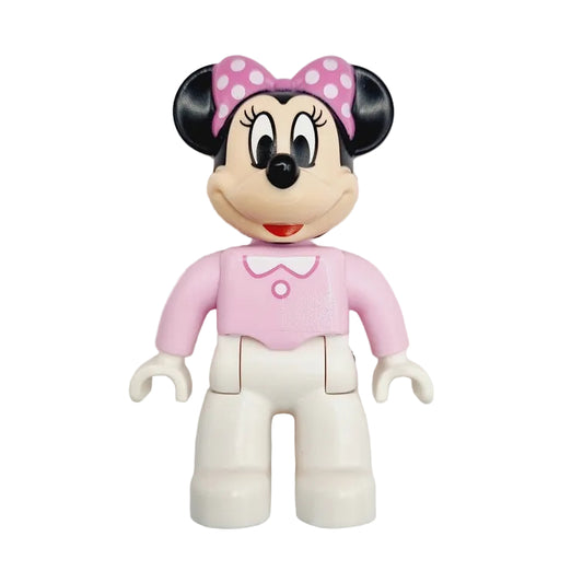 lego duplo disney mickey mouse figur einzeln 47394pb195 minnie minni mini rosa weiß schleife gepunktet