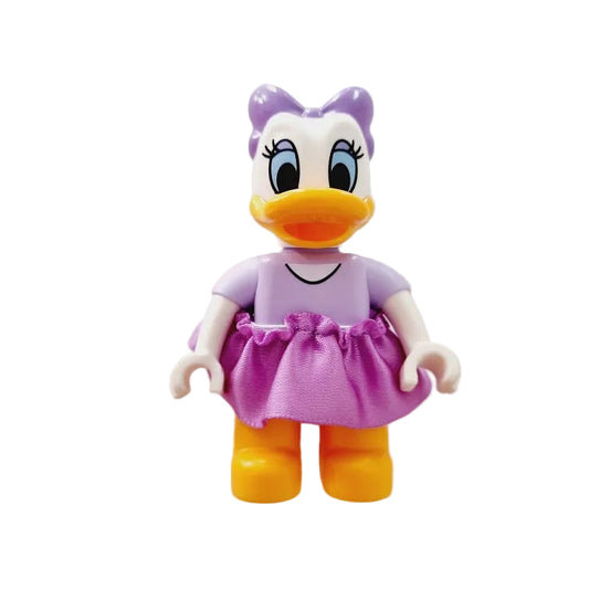 lego duplo entenhausen figur einzeln selten 47394pb236 daisy duck donald disney ente rock schleife flieder lila