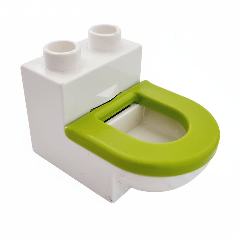 lego duplo toilette klo wc klobrille 4911c06 hellgrün bad badezimmer