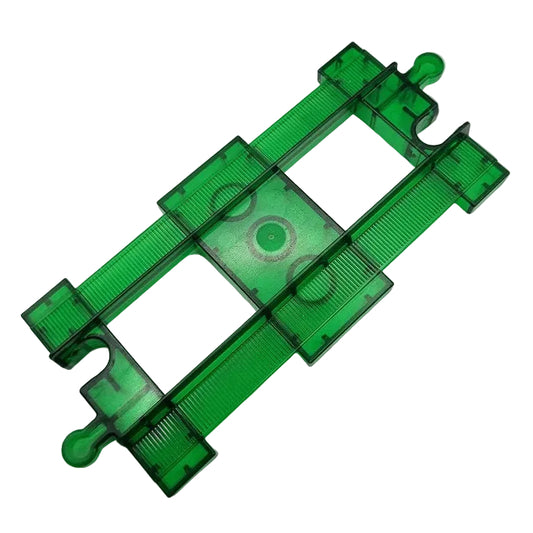 lego duplo eisenbahn zug log schiene schienen eisenbahnschiene einzeln bausteinjäger gerade grün transparent durchsichtig selten