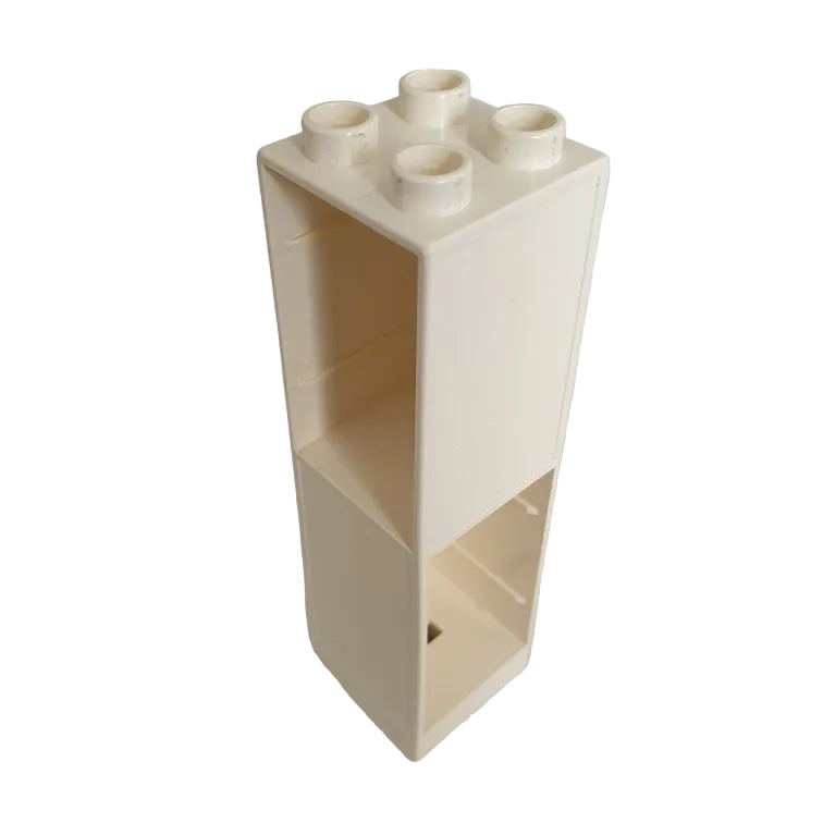 lego duplo säule regal 2x2 weiß 6462