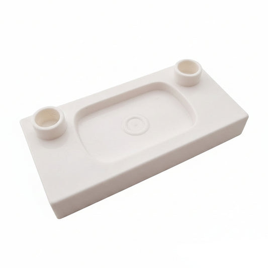 lego duplo waschbecken spülbecken spülaufsatz aufsatzwaschbecken weiß 4x2 flach neu selten puppenhaus möbel