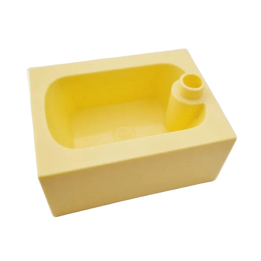 lego duplo einzeln einzelteile bausteinjäger bad badezimmer 65113 badewanne hellgelb 4x3