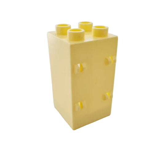 lego duplo säule kurz klein 69714 hellgelb halterungen tor tür
