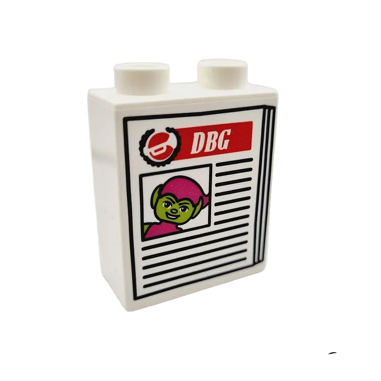 lego duplo bedruckt motivstein marcel dc superhelden 76371pb234 zeitung dbg goblin weiß 2x1x2
