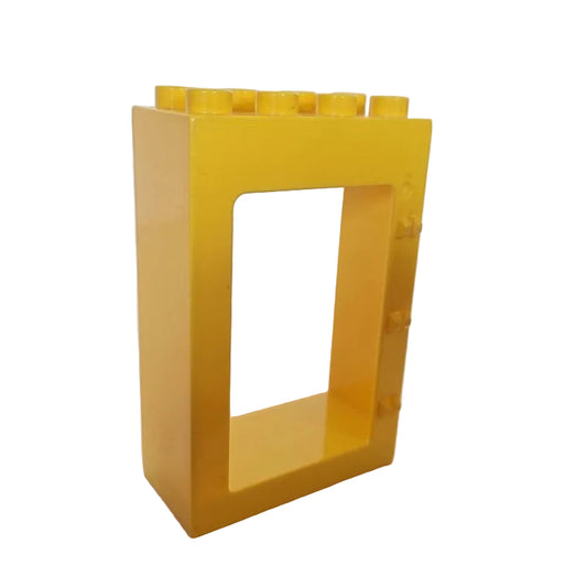 lego duplo türrahmen tür rahmen 4x2 gelb 9204