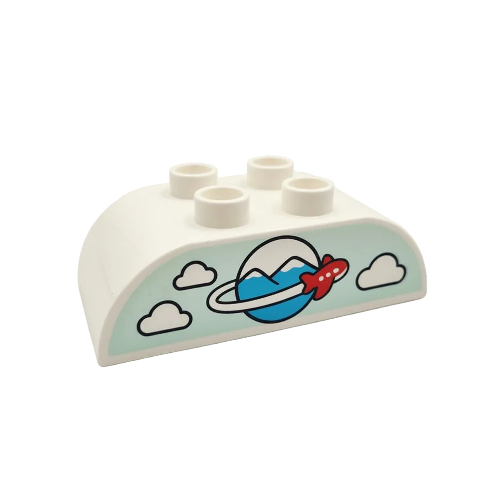 lego duplo baustein bedruckt motivstein krankenhaus arzt 98223pb033 flugzeug berge wolken weiß x2 flughafen logo