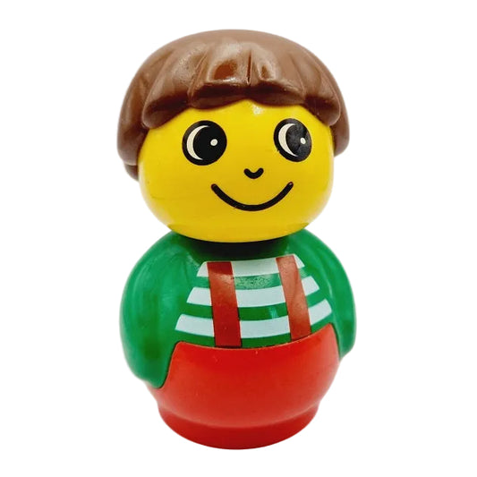 Lego Primo Figur Junge mit Latzhose