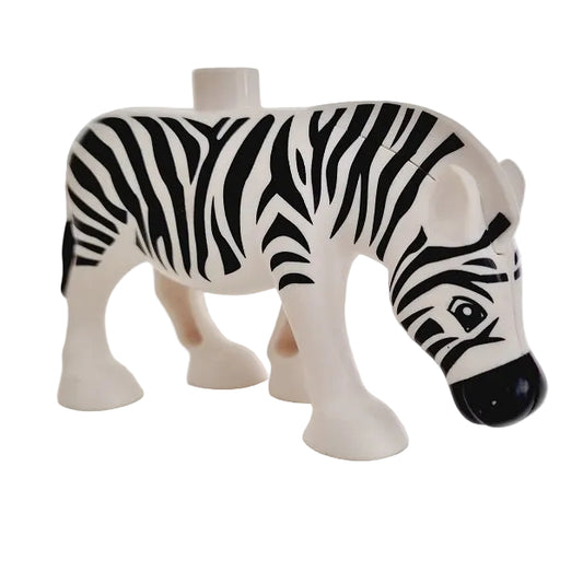 lego duplo zebra zebras zier einzeln einzelteile bausteinjäger afrika savanne zoo bb0794pb01 streifen