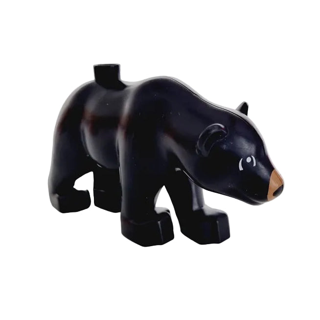 lego duplo tier bär einzeln bausteinjäger dupbearc01pb02 schwarzbär schwarz groß neu