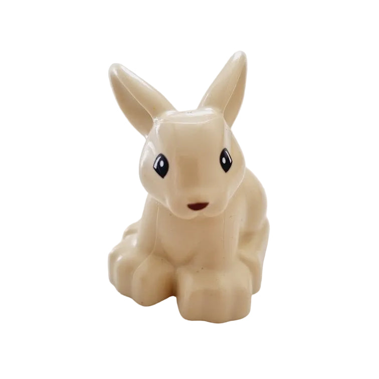 lego duplo tier hase kaninchen klein einzeln einzelteile bausteinjäger dupbunnypb02 beige hell sand