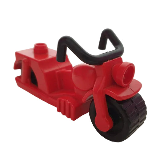 lego duplo motorrad moped töff einzeln einzelteile bausteinjäger dupmc rot alt