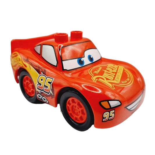 lego duplo disney cars auto autos rennauto lightning mcqueen bausteinjäger einzeln rot 95 rust-eze