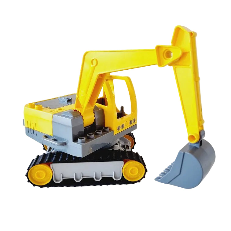 lego duplo bagger einzeln einzelteile bausteinjäger xxl raupenbagger bagger schaufel gelb grau klappen vollständig selten groß gummi