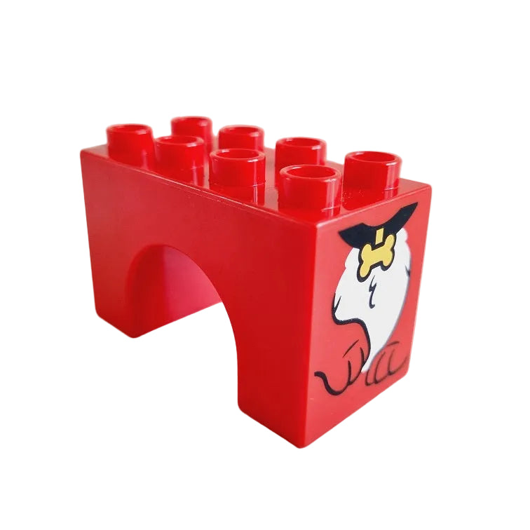 lego duplo bausteinjäger bedruckt 11198pb02 hund beine rot körper einzeln einzelteile
