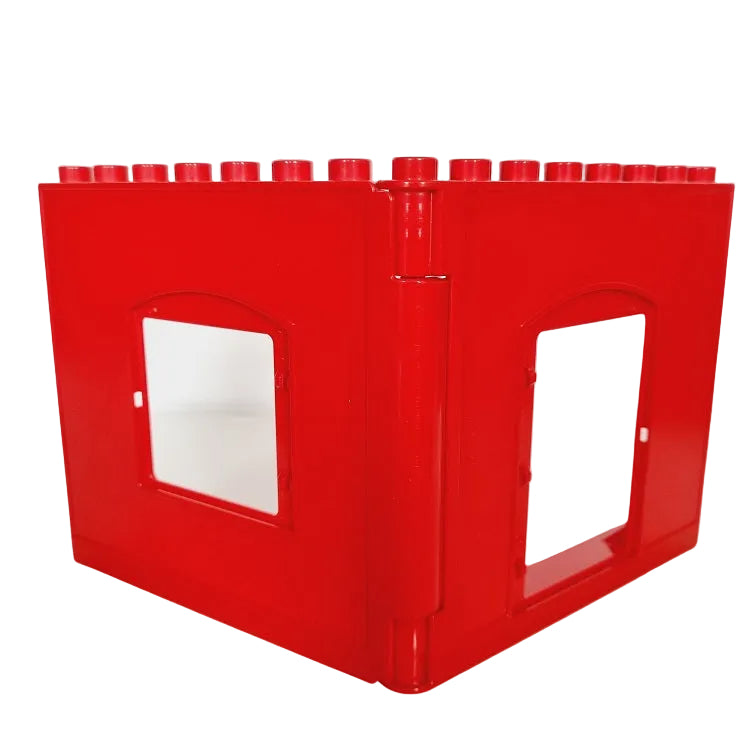 lego duplo wand haus ecke fenster tür rot 11335 51261 