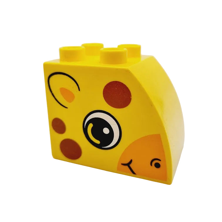 lego duplo bausteinjäger bedruckt 11344pb003 giraffe kopf gesicht augen