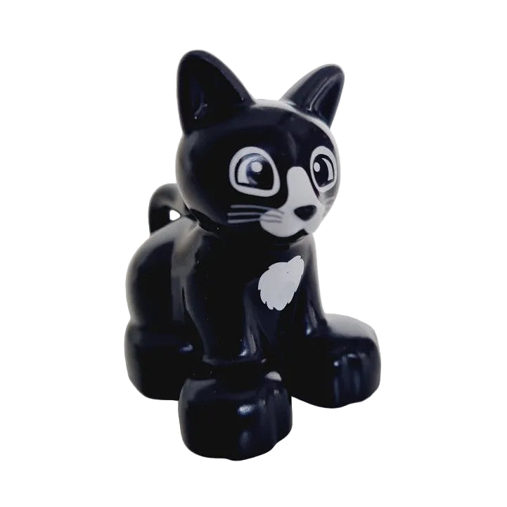 lego duplo katze einzeln einzelteile austeinjäger 17865pb02 schwarz