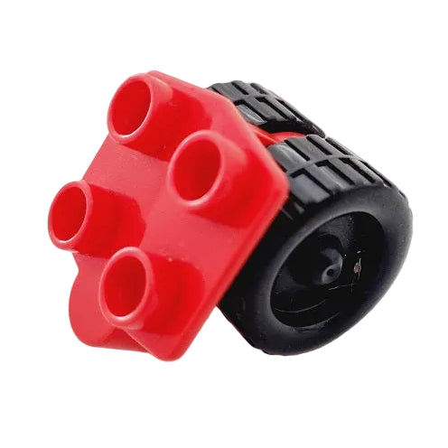 lego duplo einzelteile flugzeug hubschrauber bauen einzeln bausteinjäger 2158c01 rad räder rot schwarz