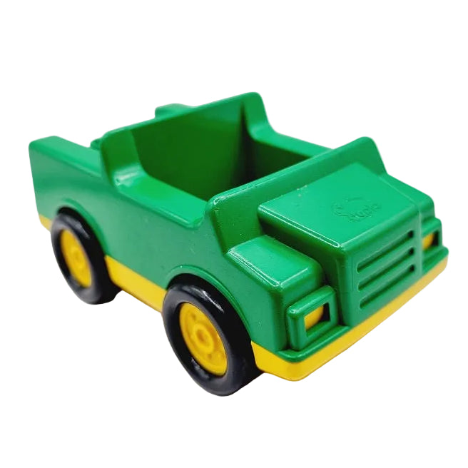 lego duplo auto pkw klein einzeln einzelteile bausteinjäger 2218c01 grün felgen gelb