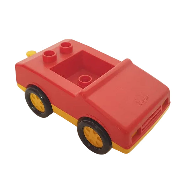 lego duplo auto pkw klein einzeln einzelteile bausteinjäger 2235a rot gelb