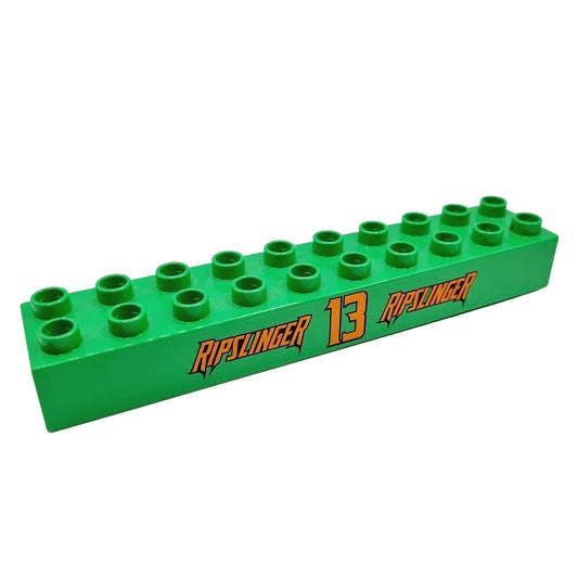 lego duplo bedruckt motivstein  2291pb06 rislinger planes 10x2 grün 13 einzeln
