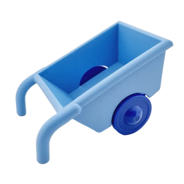 lego duplo schubkarre einzeln einzelteile bausteinjäger baustelle bauernhof zoo 2292c04 dünne räder blau hellblau