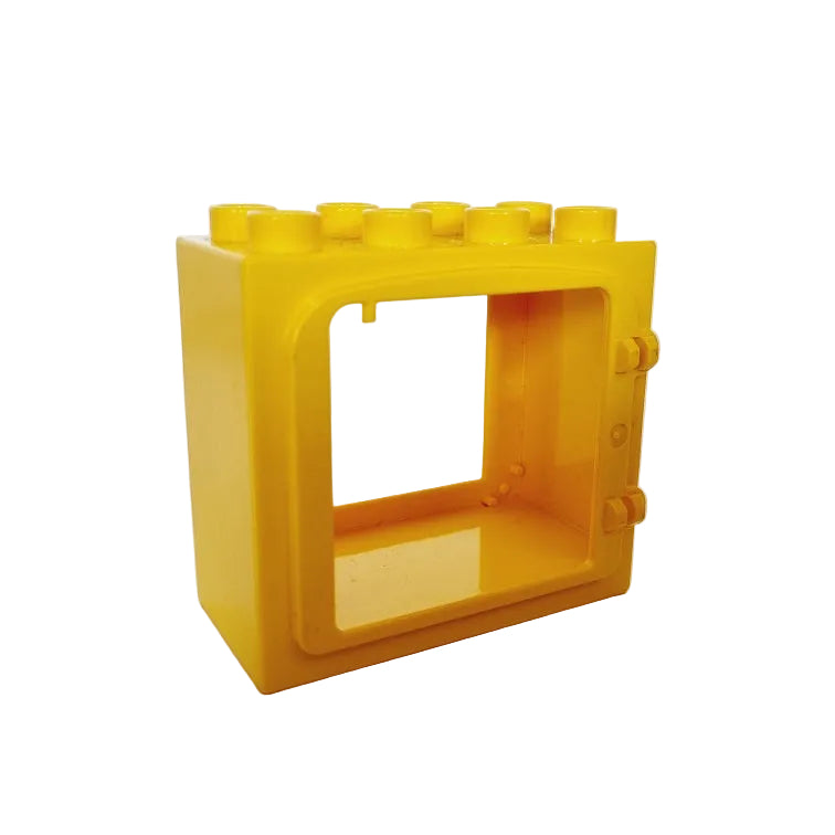 lego duplo fenster rahmen 4x2 2332 gelb