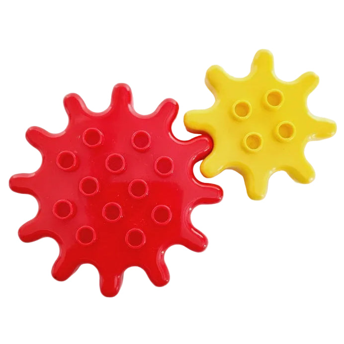 Lego Duplo Zahnräder klein und groß