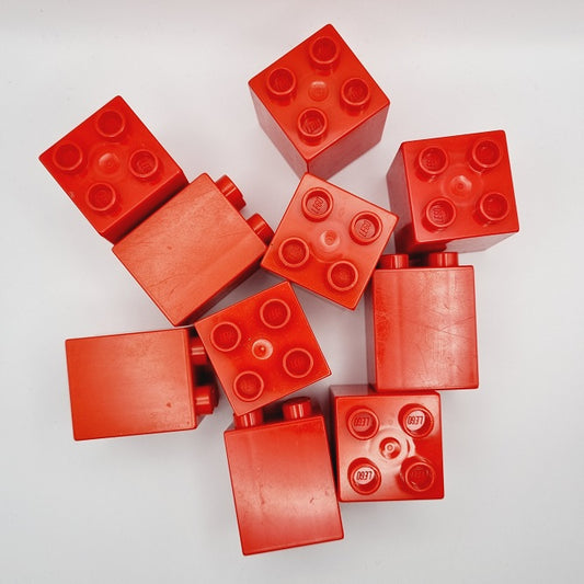 Lego Duplo 2x2x2 Baustein im Sparset