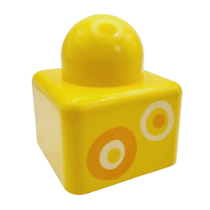 Lego Primo 1x1 Baustein mit Kreisen