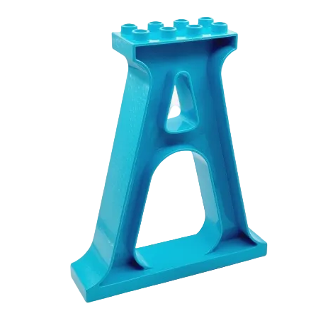 Lego Duplo Stütze groß azur