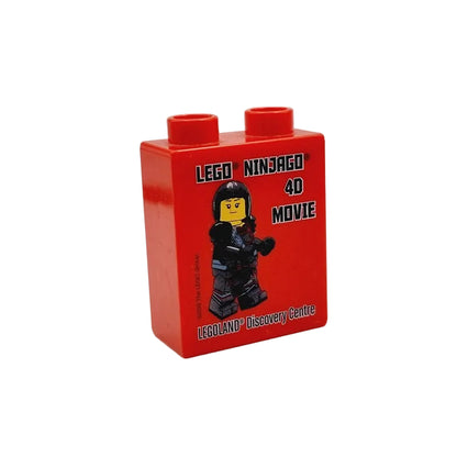 lego duplo bedruckt motivstein 4066pb662ninjago 4d movie legoland discovery centre 2x1x2 rot figur