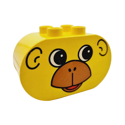lego duplo bausteinjäger bedruckt 4198pb04 affe gesicht rund oval einzeln einzelteile