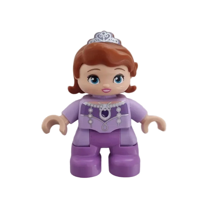 lego duplo figur disney sofiathe first die erste 47205pb033 flieder lila krone krönchen braun