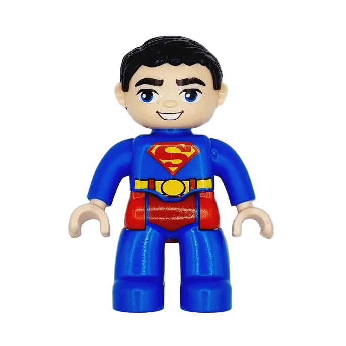 lego duplo figur einzeln dc superhelden superheld 47394pb175 superman blau rot s schwarz 